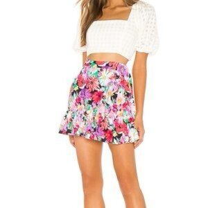 June Mini Skirt in Barbara Floral